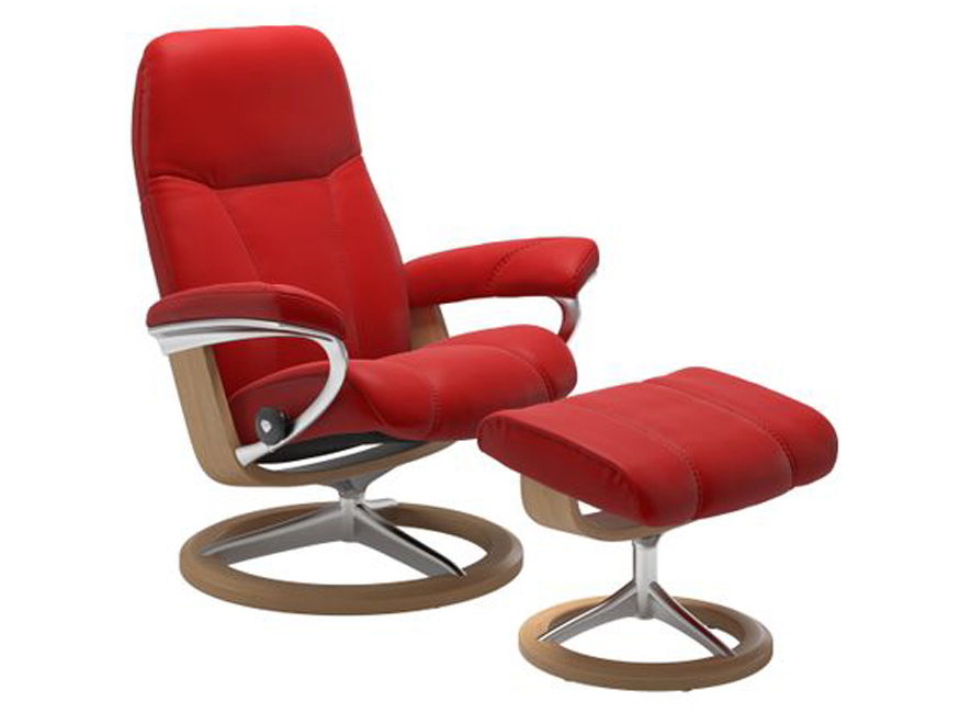 Stressless Consul M - Batick Chilli Red, sofort ab Lager!