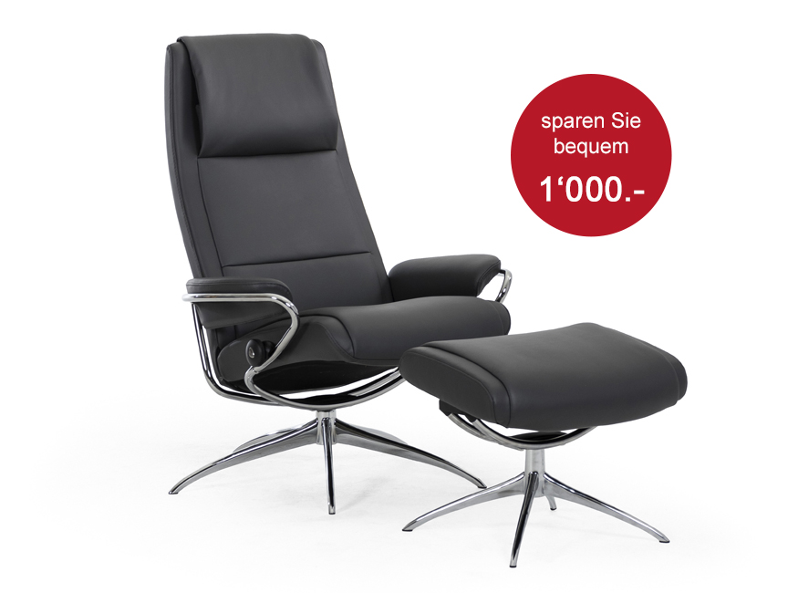 Stressless Paris - Paloma Rock Sessel und Hocker